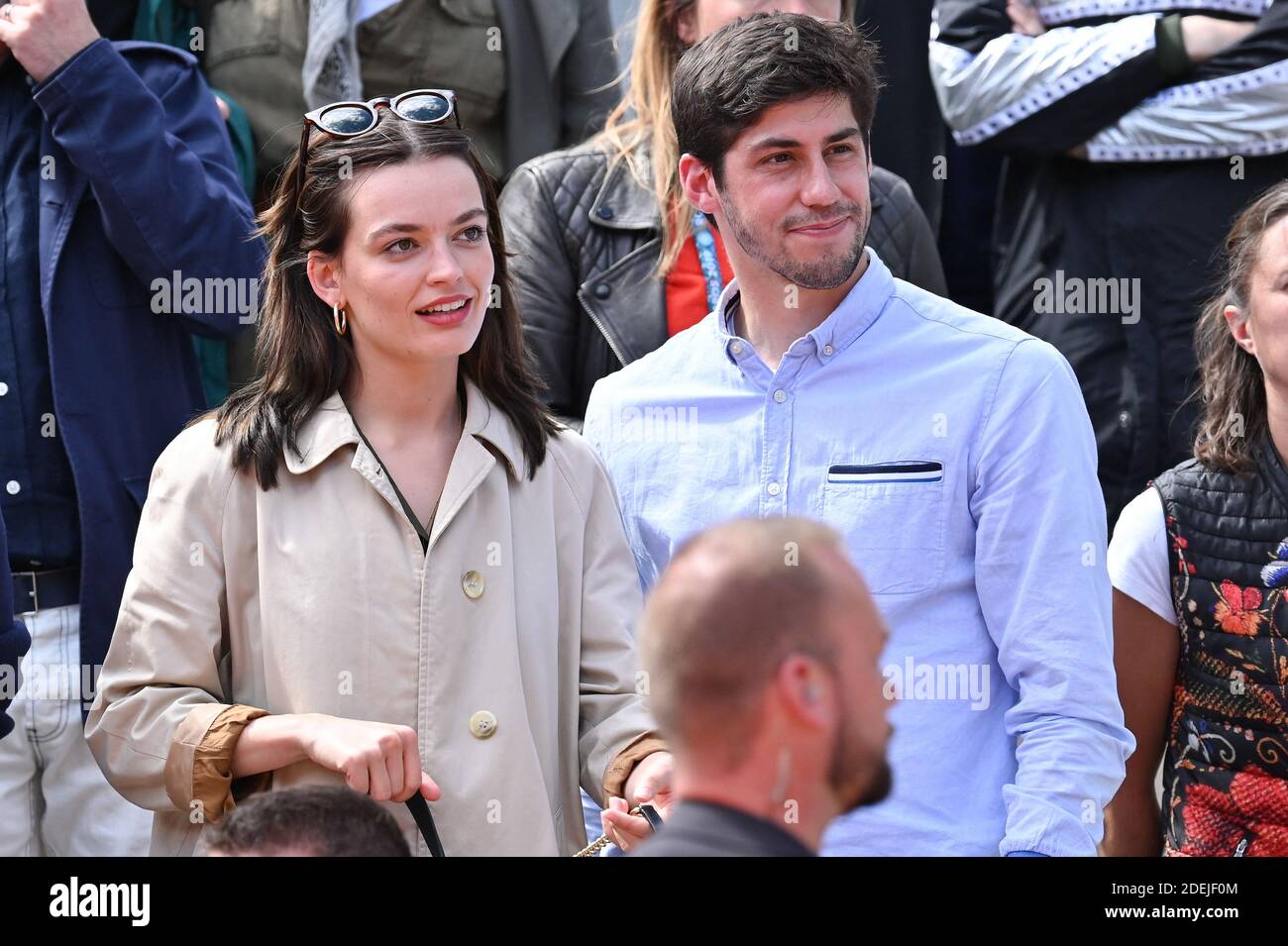 Emma Mackey attends the 2019 French Tennis Open - Day Fourteen in