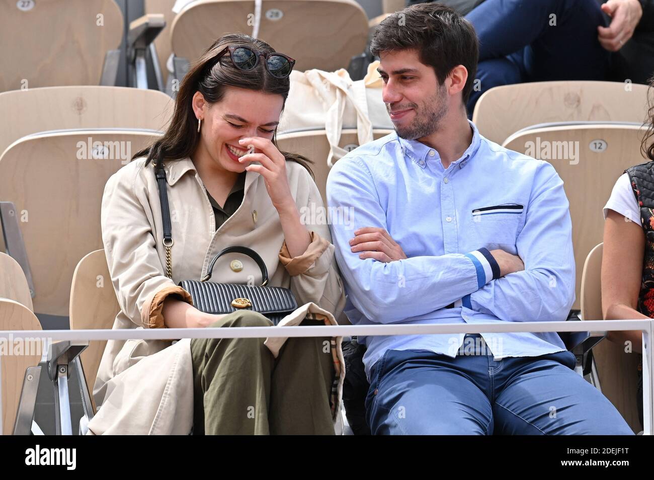 Emma Mackey attends the 2019 French Tennis Open - Day Fourteen in