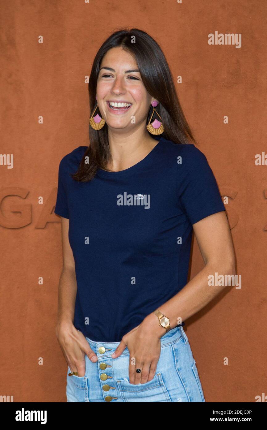 Helene Mannarino in Village during French Tennis Open at Roland-Garros