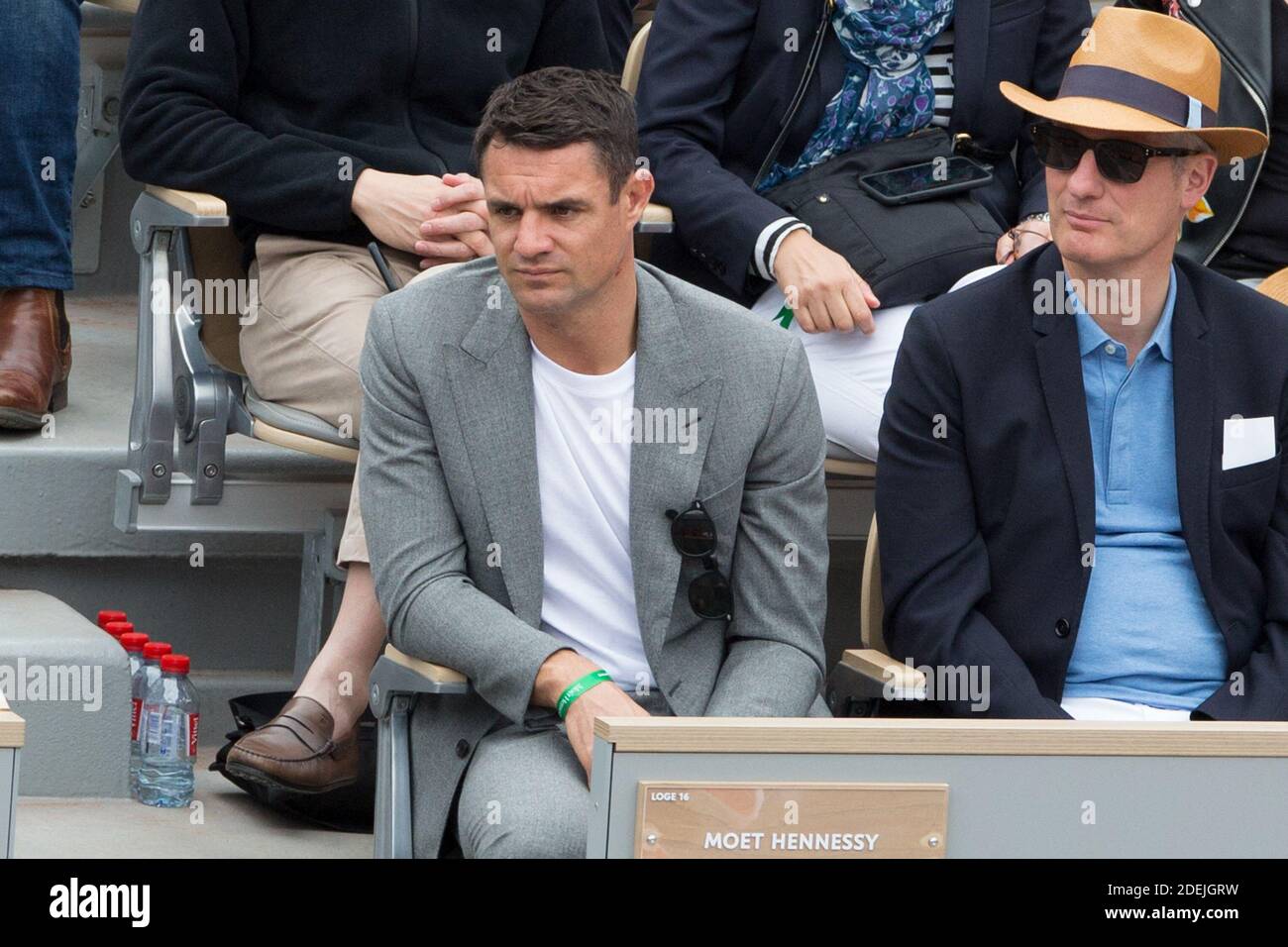 Dan Carter during French Tennis Open at Roland-Garros arena on
