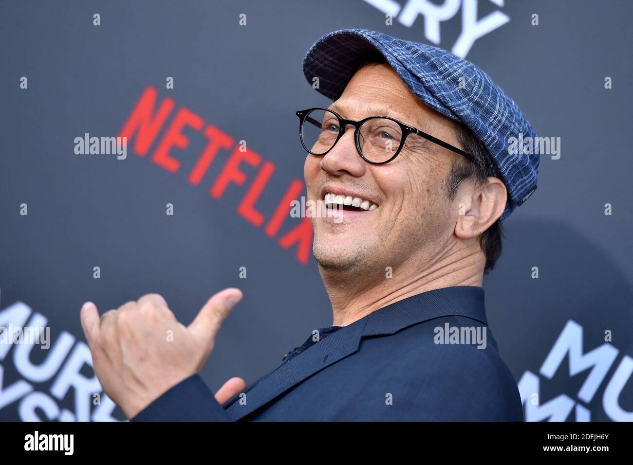 Rob Schneider attends the LA premiere of Netflix's