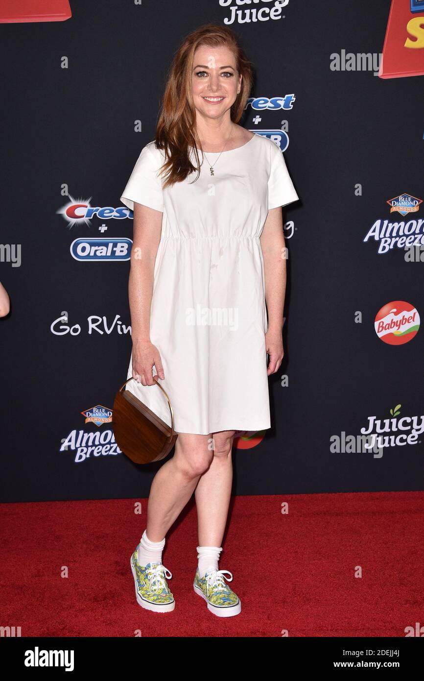 Alyson Hannigan attends the premiere of Disney and Pixar's "Toy Story 4