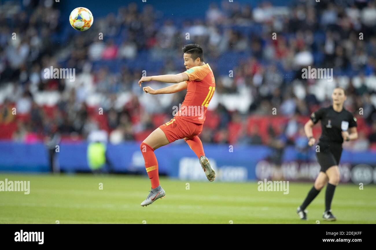 LI Ying in action during the match of 2019 FIFA Women's World Cup ...