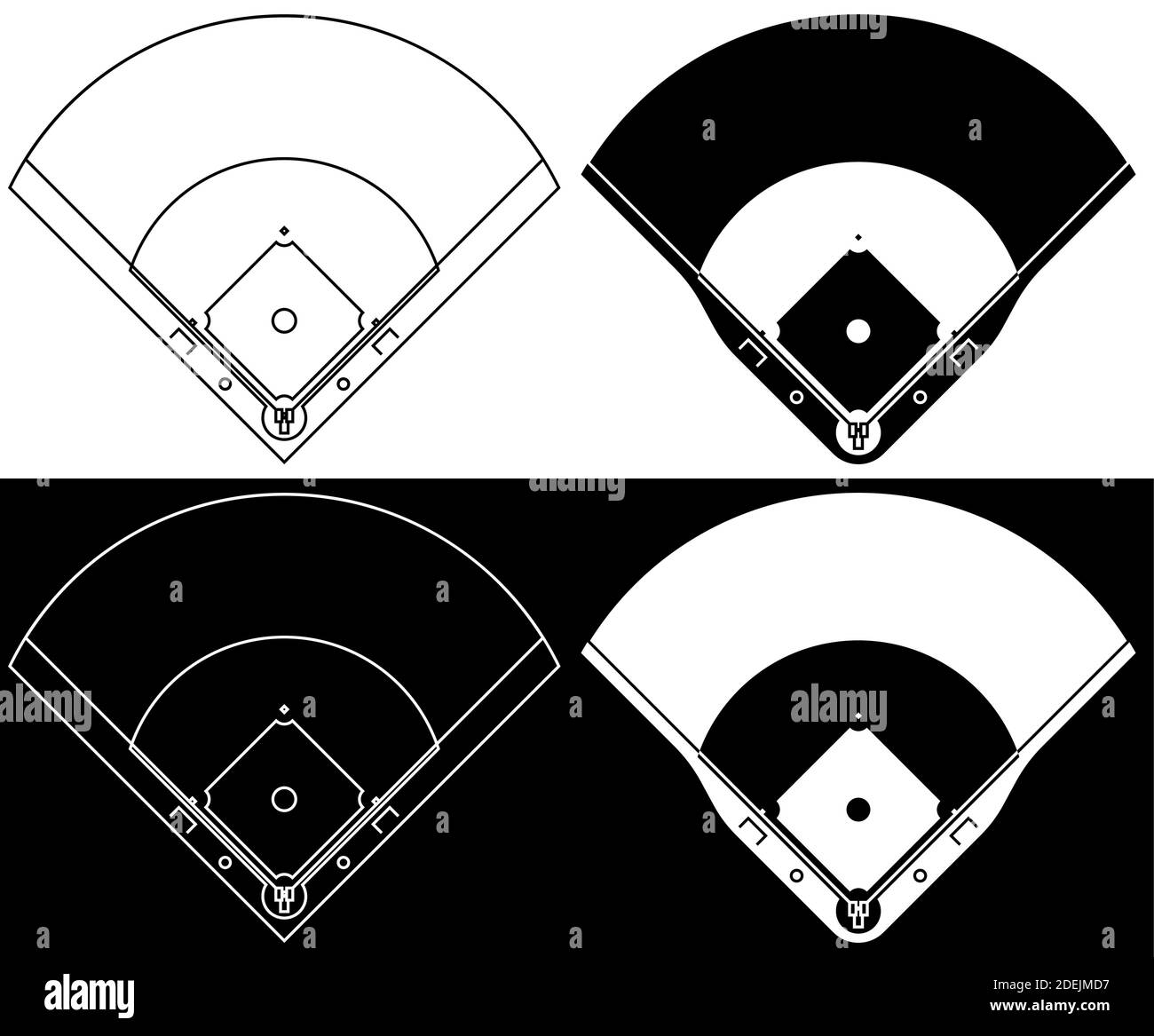 baseball field marking lines. team sports. Active lifestyle. American