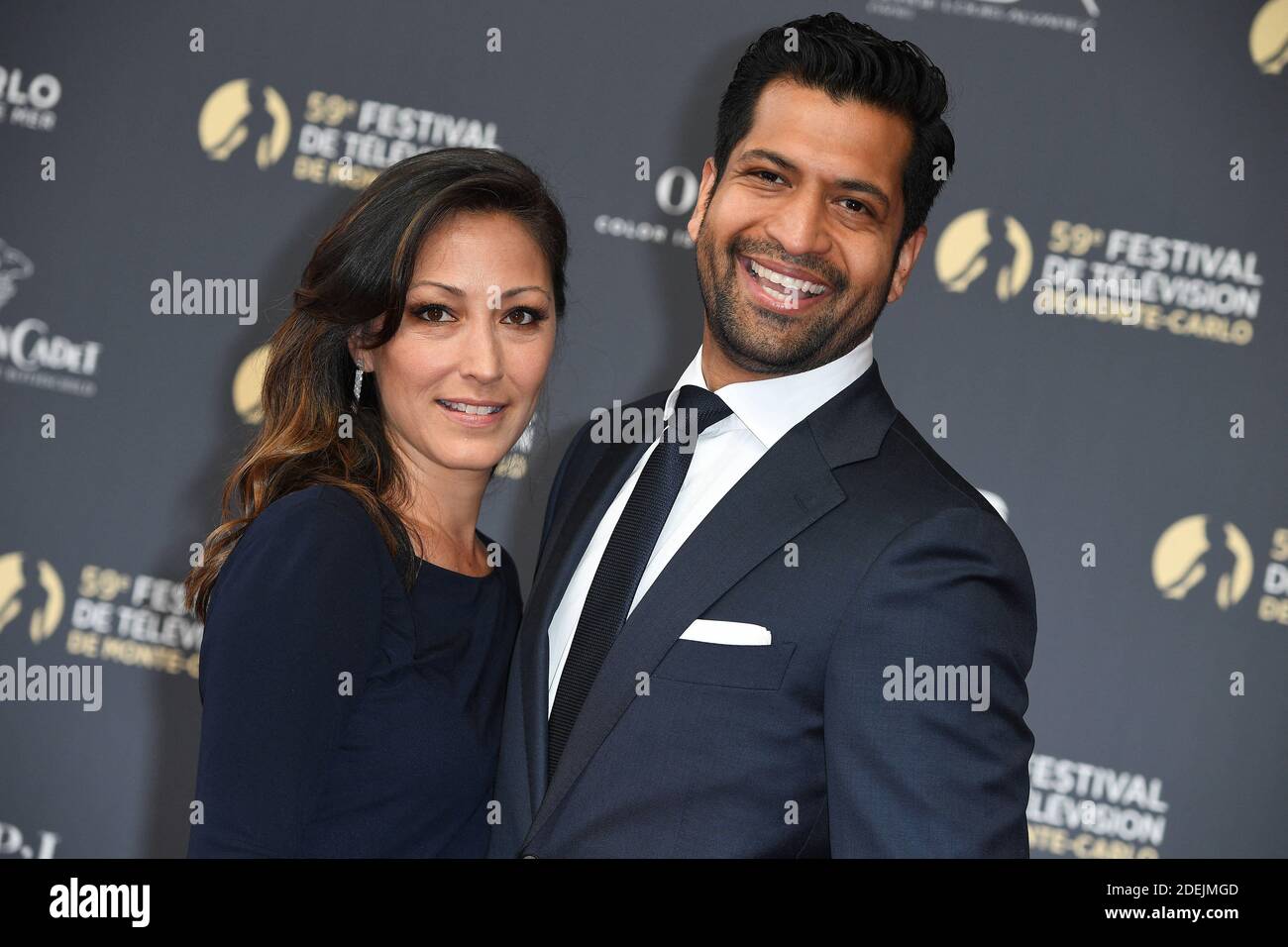 Christina Chang and Soam Lall attend the opening ceremony of the 59th Monte  Carlo TV Festival on June 14, 2019 in Monte-Carlo, Monaco.Photo by David  Niviere/ABACAPRESS.COM Stock Photo - Alamy