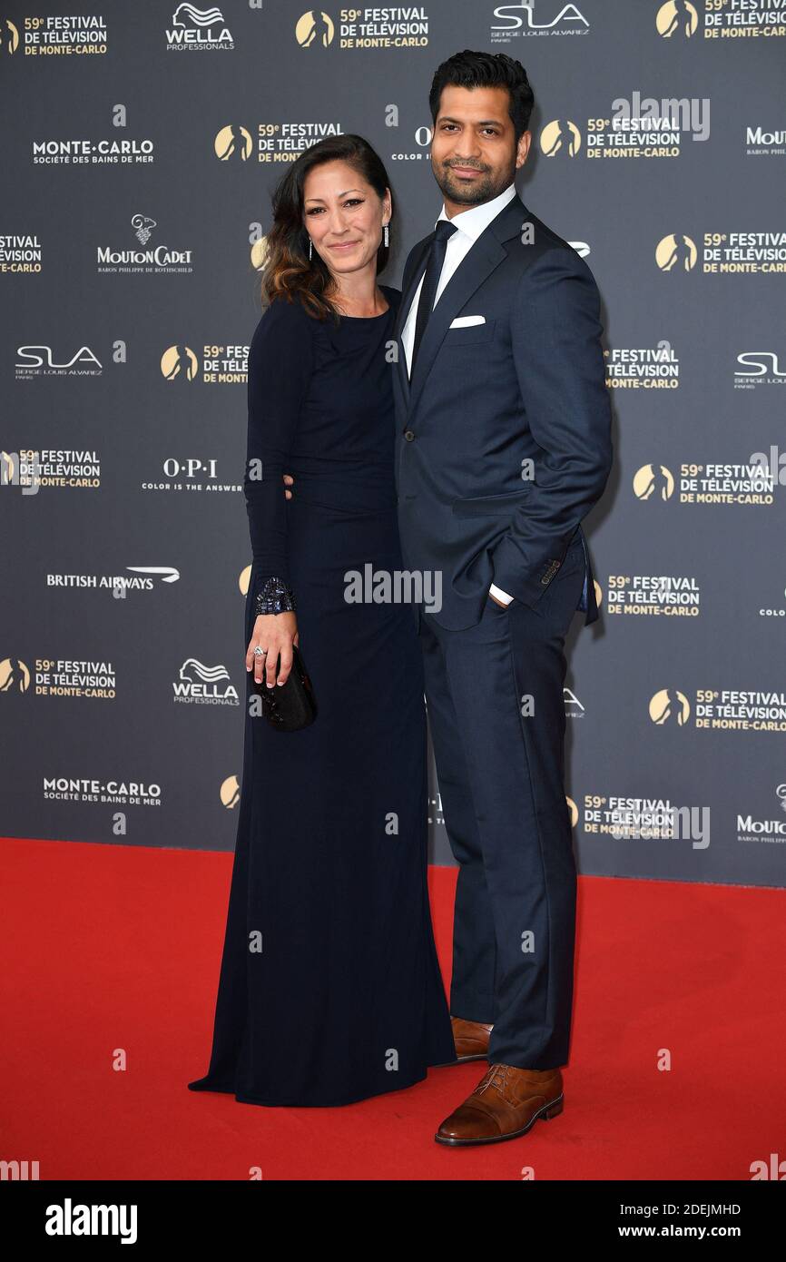 Christina Chang and Soam Lall attend the opening ceremony of the 59th