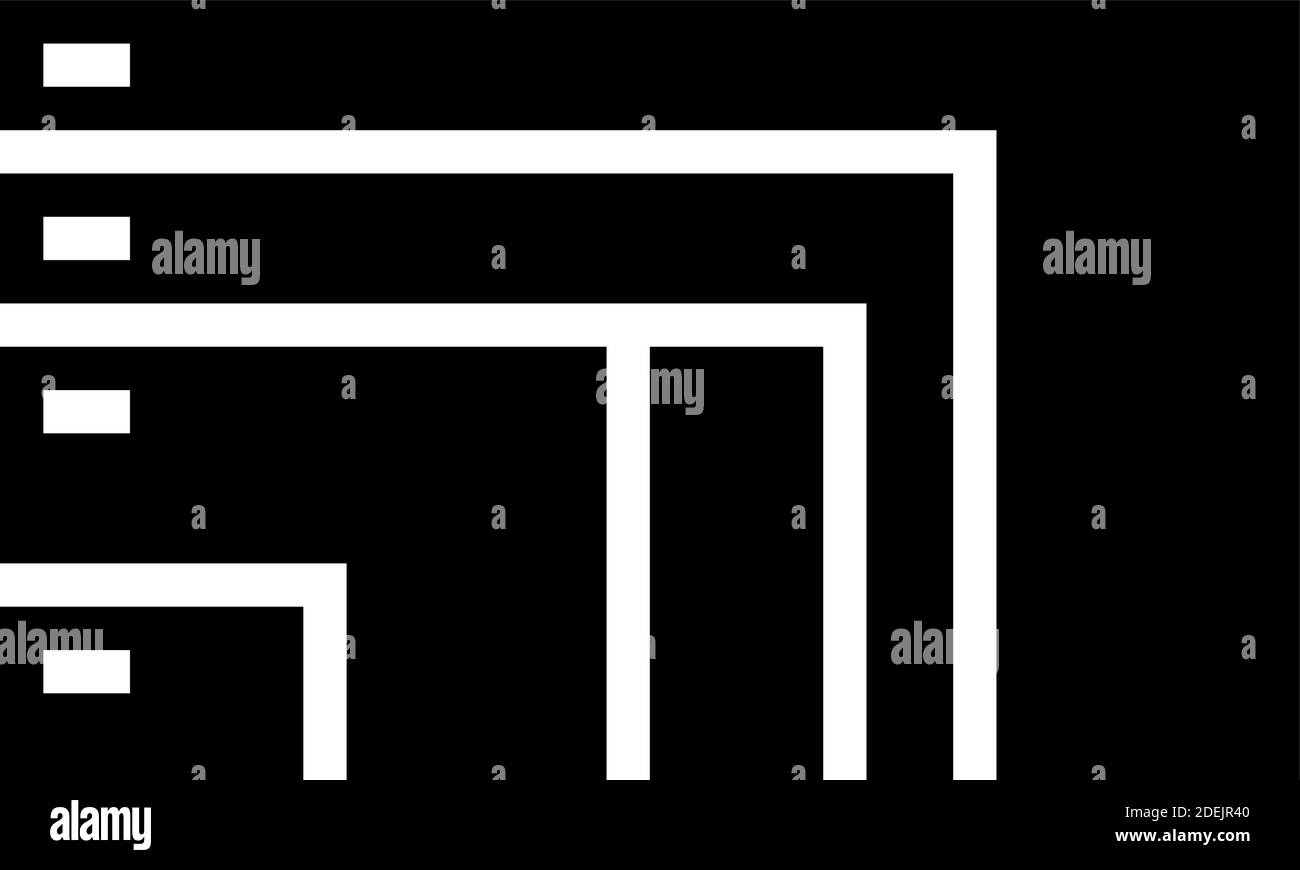 different resolution and diagonal computer monitor glyph icon vector illustration Stock Vector