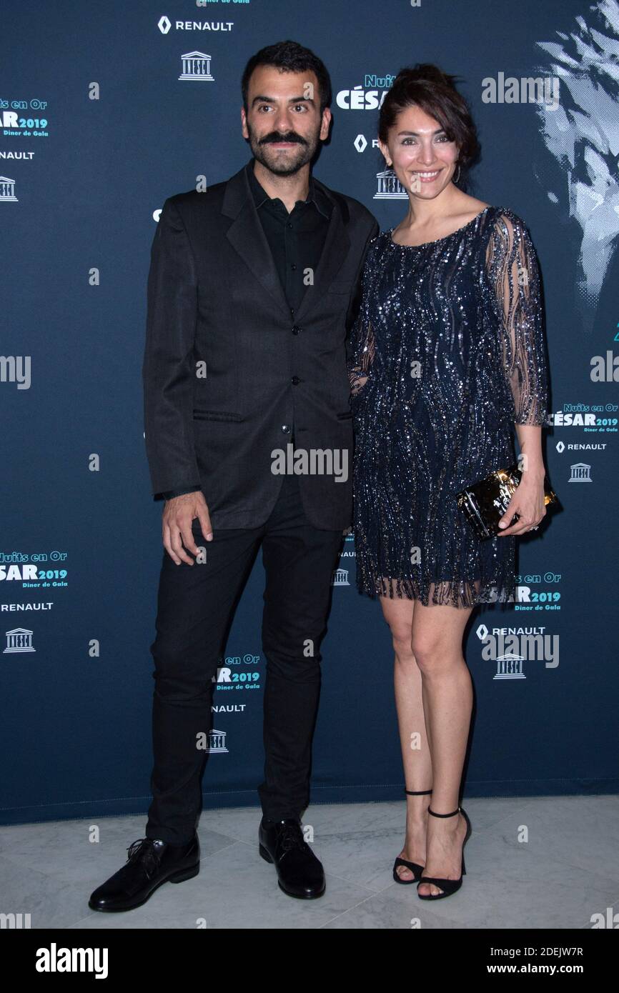 Dimitris Gkotsis and Caterina Murino attending the Les Nuits en Or 2019
