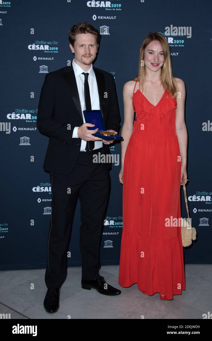 Alex Lockwood and Deborah Francois attending the Les Nuits en Or 2019