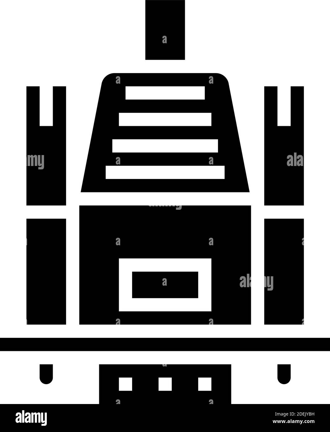 vga computer monitor cable glyph icon vector illustration Stock Vector Image & Art Alamy