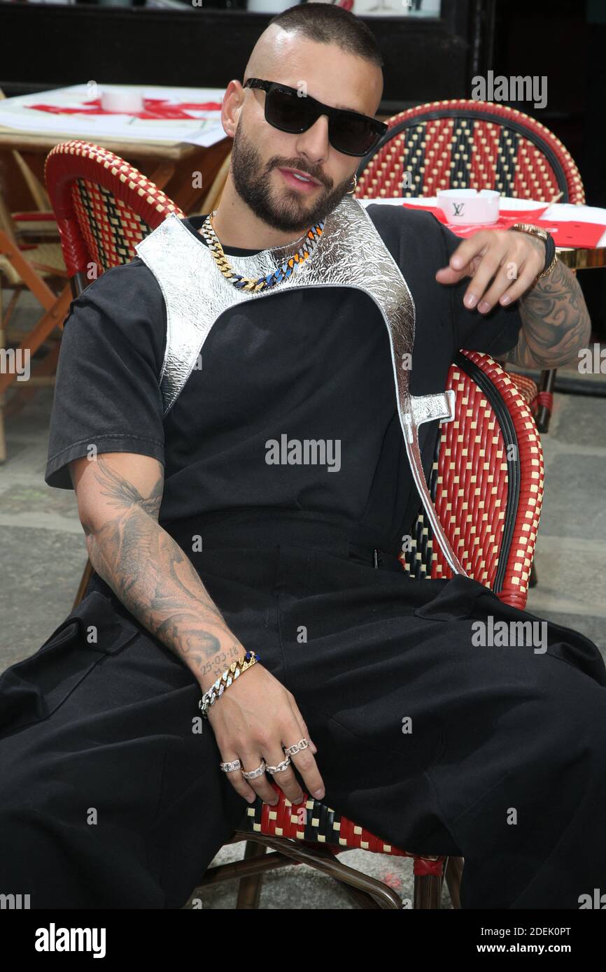 MFW - Louis Vuitton - Front Row Maluma attend the Louis Vuitton Spring  Summer 2024 fashion show duri