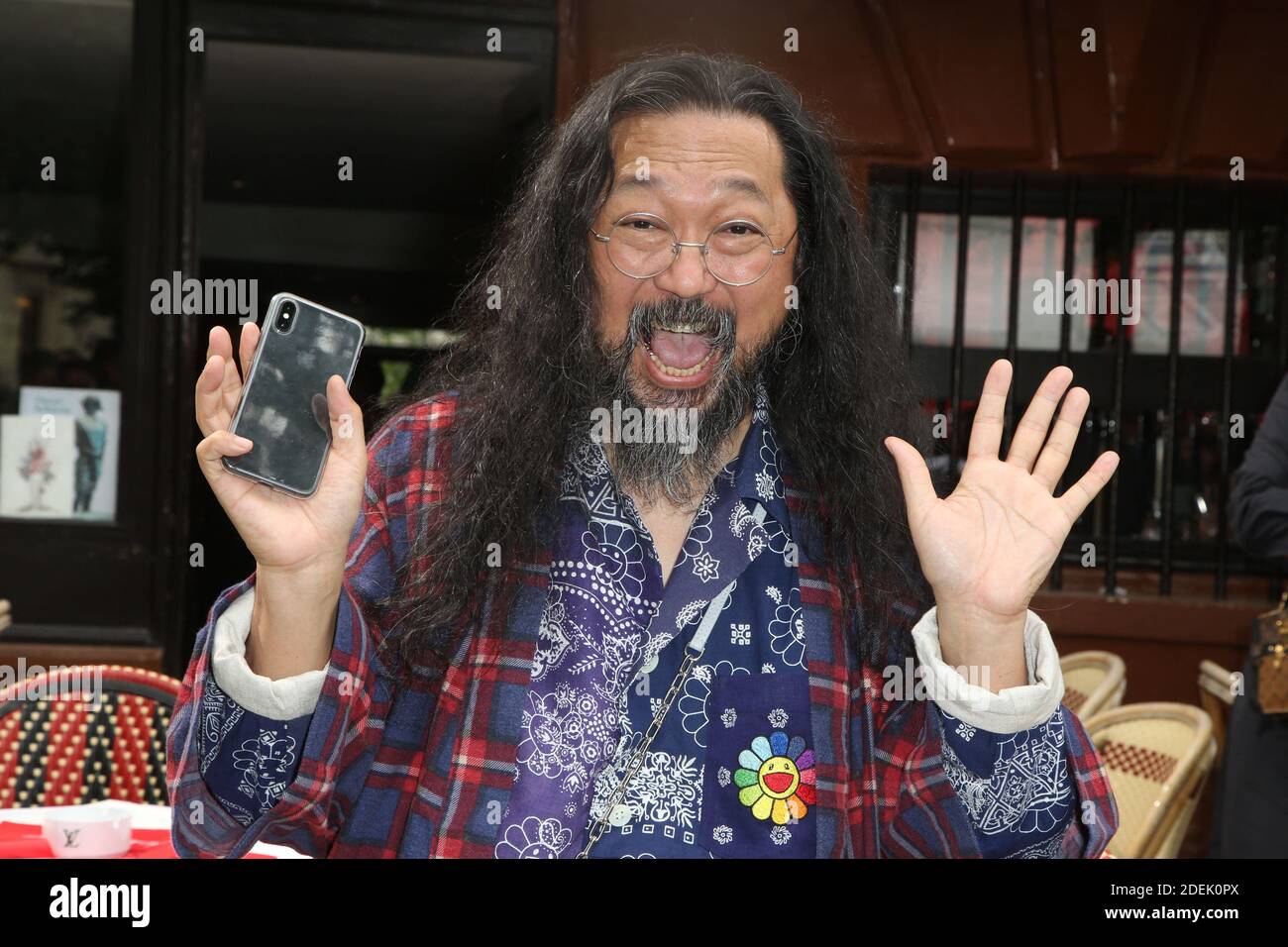 Takashi Murakami attending the Dior Homme Menswear Fall/Winter 2019-2020  show as part of Paris Fashion Week in Paris, France on January 18, 2019.  Photo by Aurore Marechal/ABACAPRESS.COM Stock Photo - Alamy