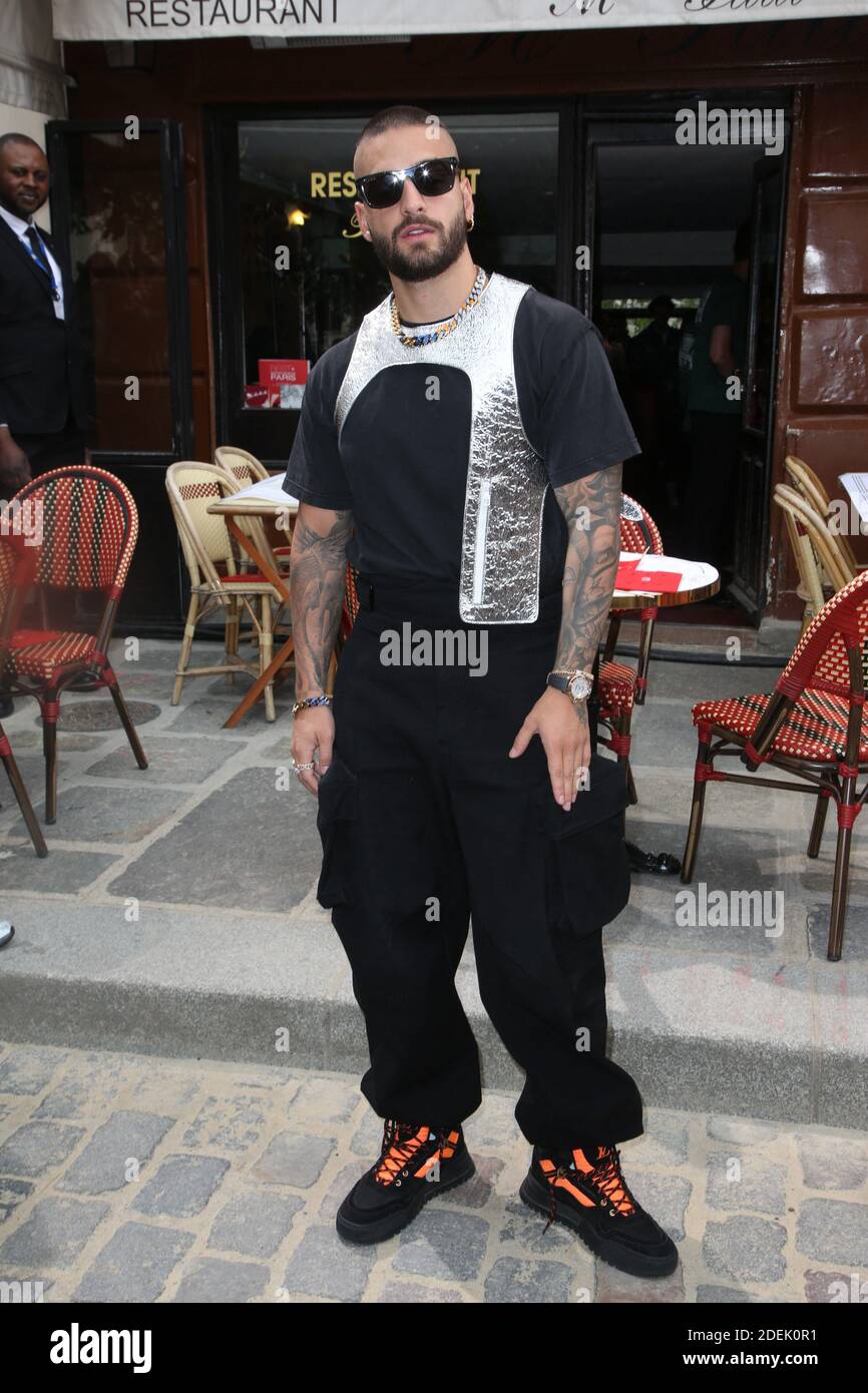 Maluma attending the Louis Vuitton Menswear Spring Summer 2020 Front Row as  part of Paris Fashion Week on June 20, 2019 in Paris, France. Photo by  Jerome Domine/ABACAPRESS.COM Stock Photo - Alamy