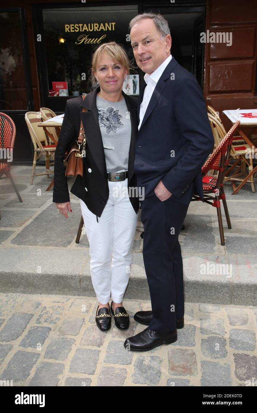 Michael Burke and wife Brigitte attending the Louis Vuitton Menswear Spring Summer 2020 Row as of Fashion Week on June 20, 2019 in Paris, France. Photo Jerome Domine/ABACAPRESS.COM