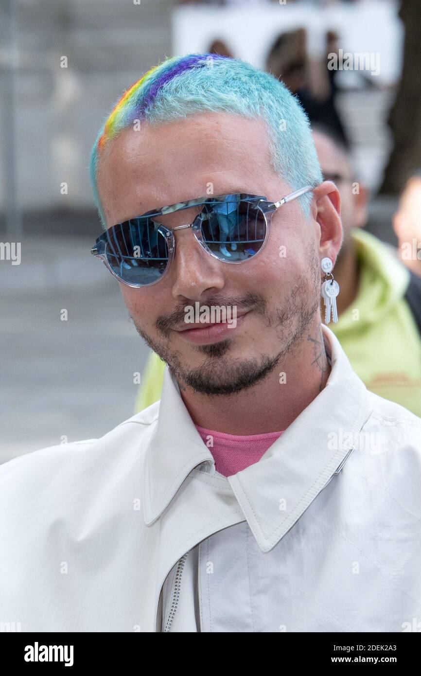 J Balvin attending the Dior Homme Menswear Spring Summer 2020 show as part  of Paris Fashion Week in Paris, France on June 21, 2019. Photo by Aurore  Marechal/ABACAPRESS.COM Stock Photo - Alamy