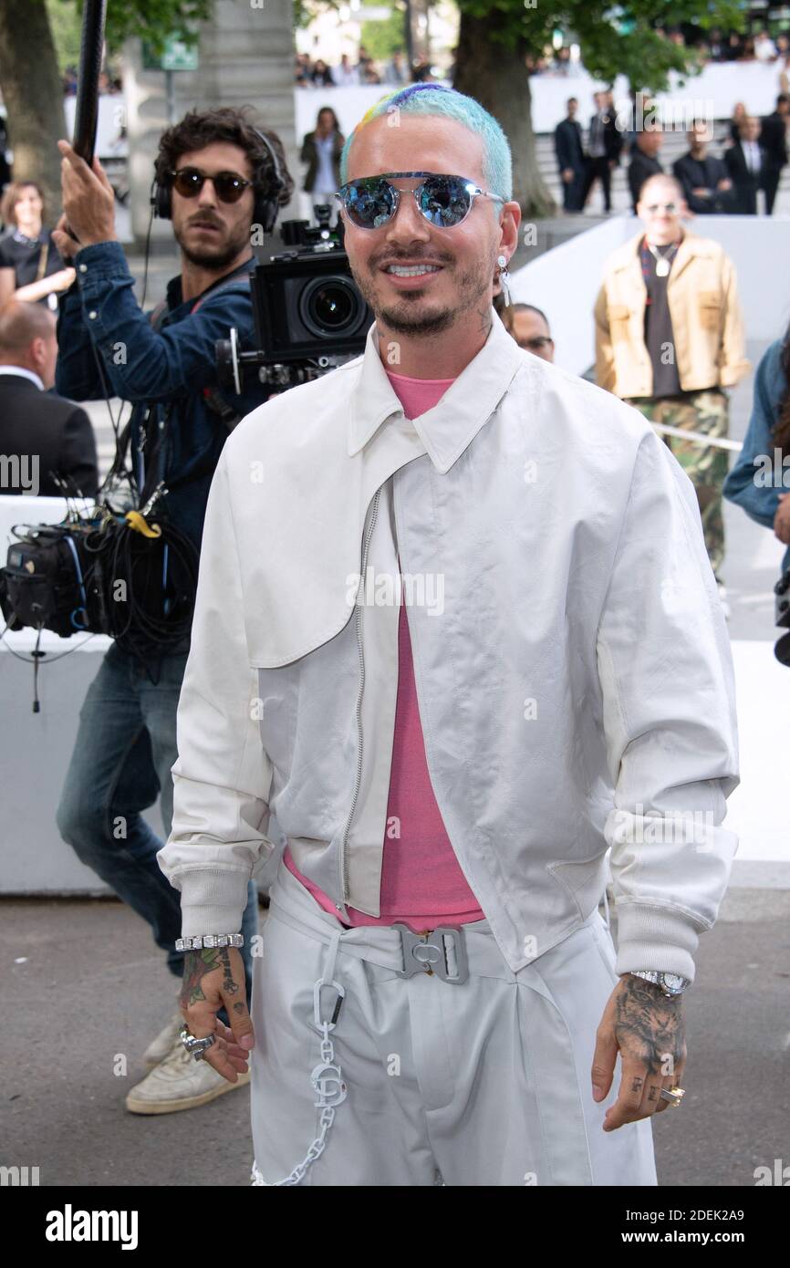 J Balvin attending the Dior Homme Menswear Spring Summer 2020 show