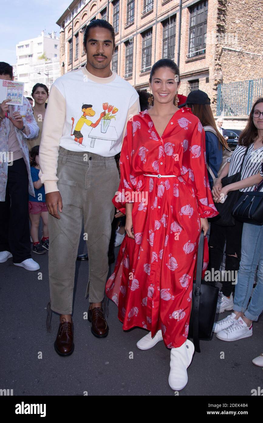 Ophelie Bau attending the Lanvin Menswear Spring Summer 2020 show as part  of Paris Fashion Week in Paris, France on June 23, 2019. Photo by Aurore  Marechal/ABACAPRESS.COM Stock Photo - Alamy