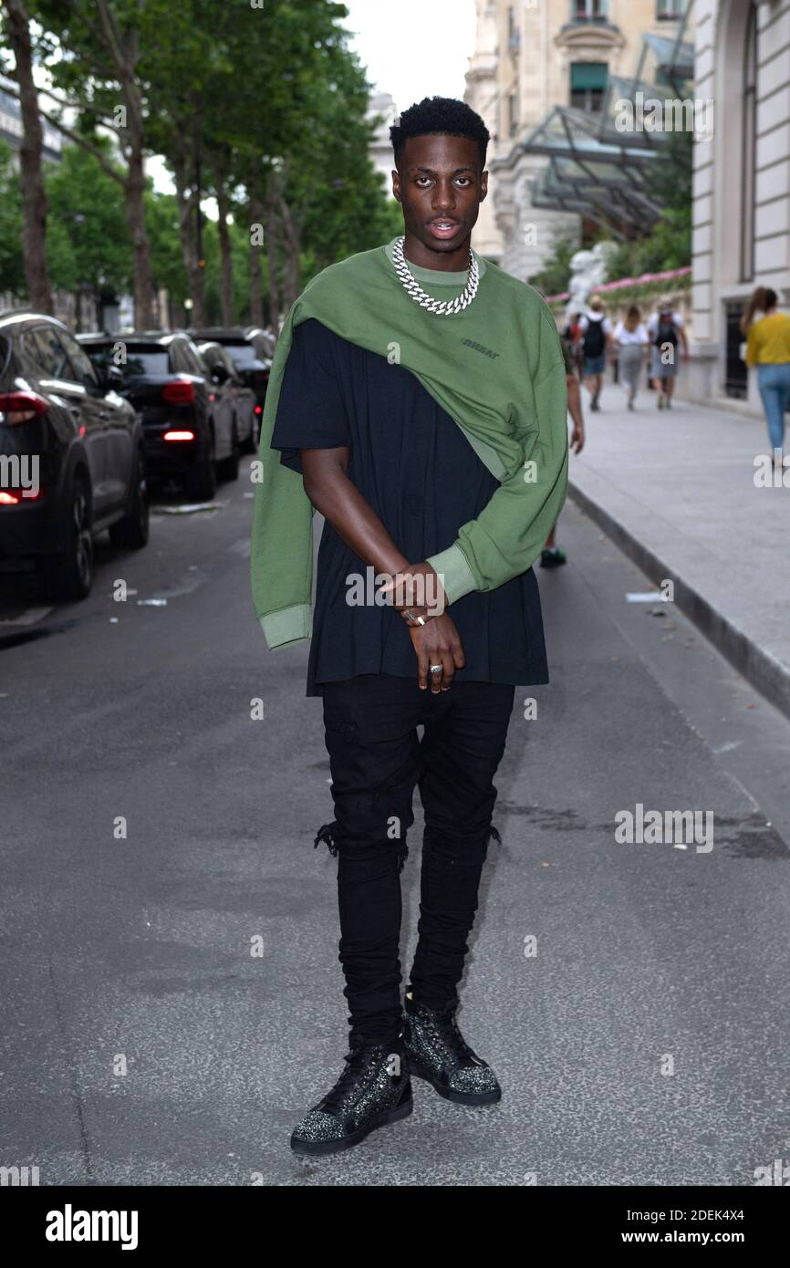 Timothy Weah attending the What You See The Collection exhibition ...