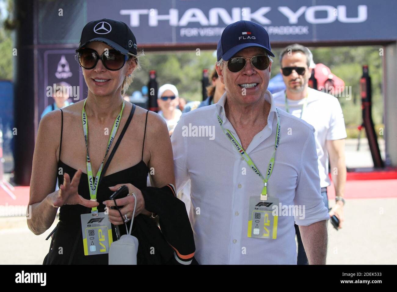 Dee Ocleppo, Tommy Hilfiger attend the Grand Prix de France 2019, Le  Castellet on June 23rd, 2019. Photo by Marco Piovanotto/ABACAPRESS.COM  Stock Photo - Alamy