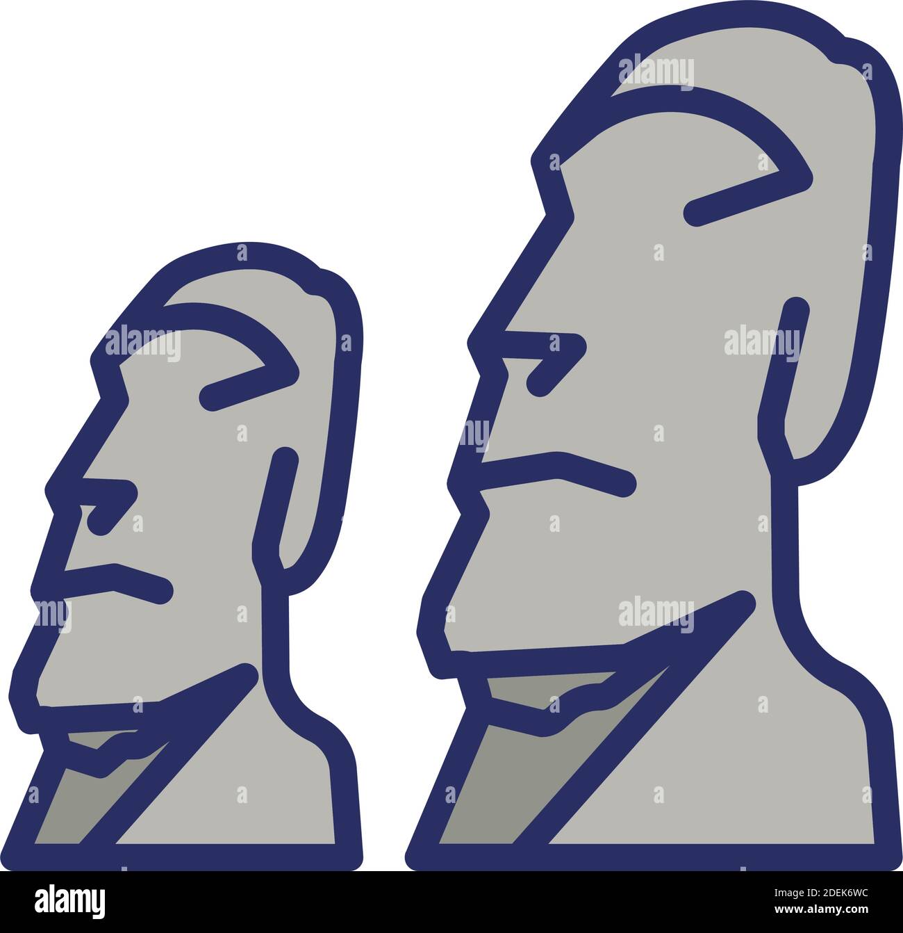 Moai vector icon. Modern vector illustration concepts. Easy to edit and  customize Stock Vector Image & Art - Alamy