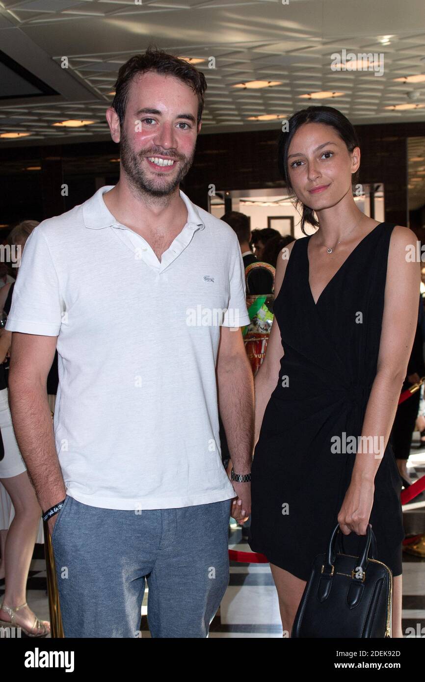 Yannis Lespert and Betina Orsetti attending the Fred Allard X LVUTETIA