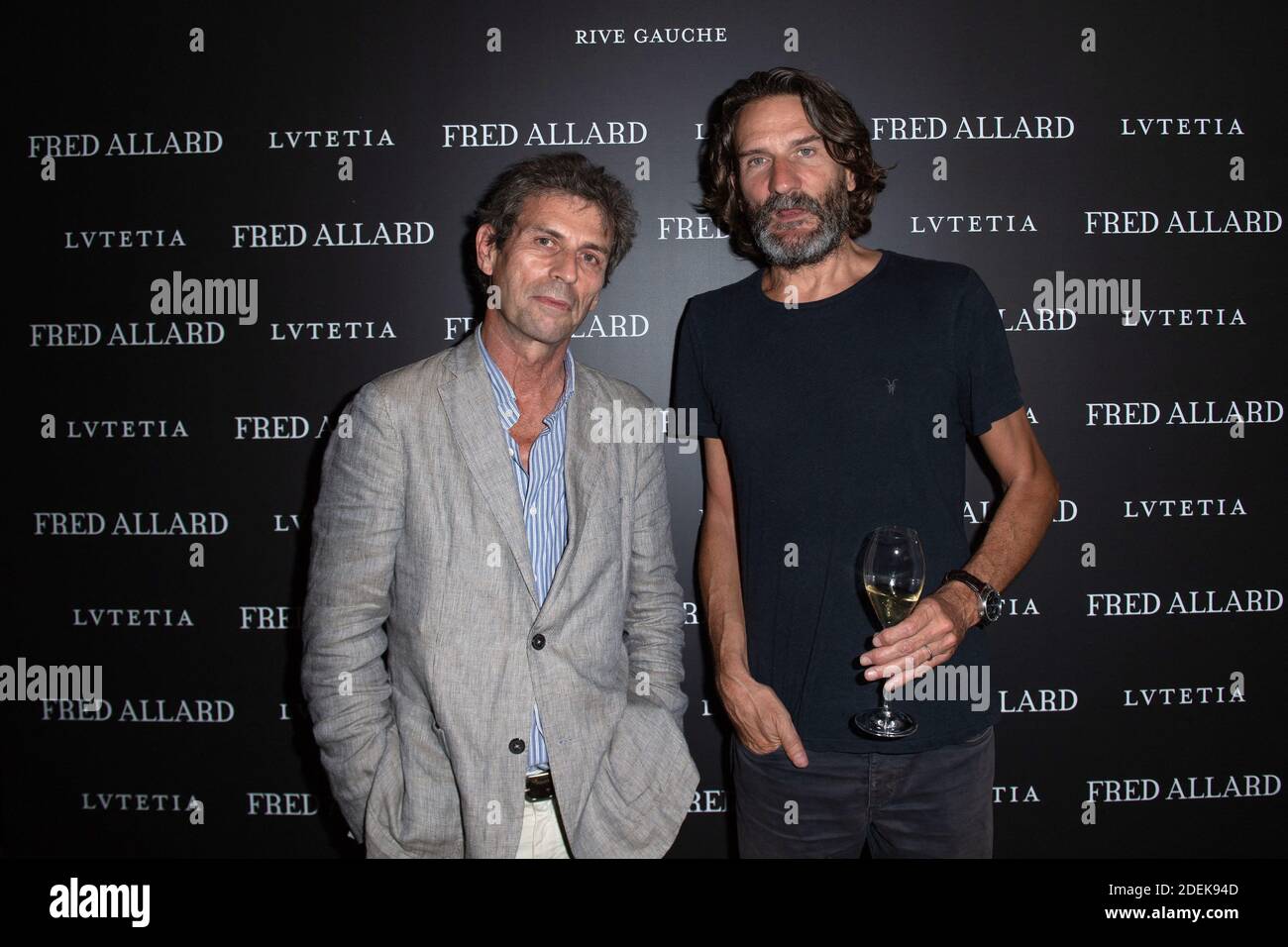Frederic Taddei and Frederic Beigbeder attending the Fred Allard X