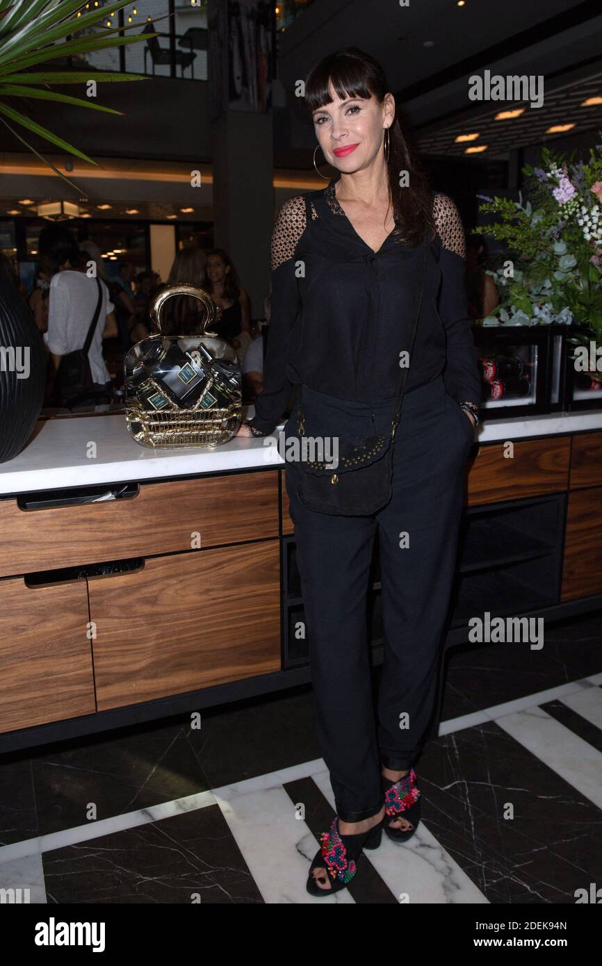 Mathilda May attending the Fred Allard X LVUTETIA exhibition opening at