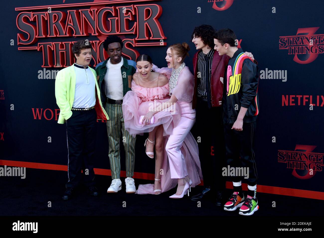 Millie Bobby Brown & 'Stranger Things' Kids Premiere Season 2 in Los  Angeles!: Photo 3978523, Caleb McLaughlin, Finn Wolfhard, Gaten Matarazzo, Millie  Bobby Brown, Noah Schnapp, Sadie Sink, Stranger Things Photos