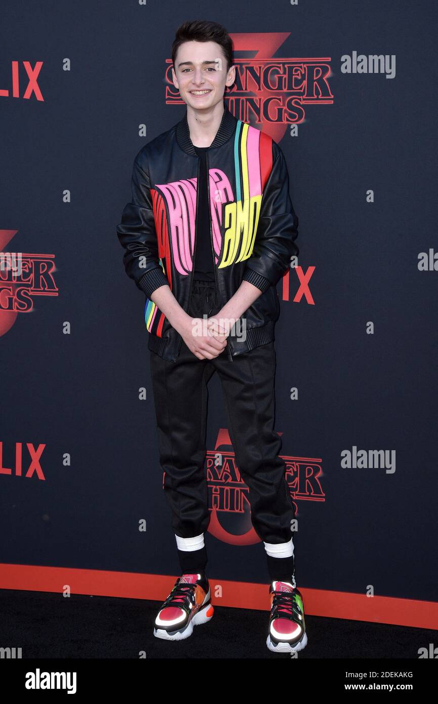Noah Schnapp attends the premiere of Netflix's "Stranger Things" Season 3  on June 28, 2019 in Santa Monica, CA, USA. Photo by Lionel  Hahn/ABACAPRESS.COM Stock Photo - Alamy
