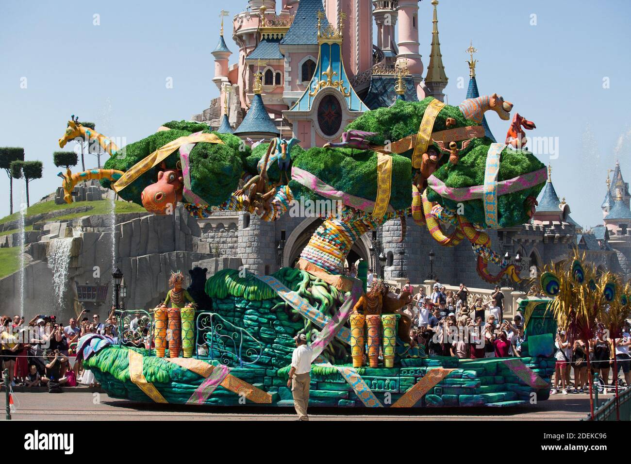 Parade The Rhythm Of The Jungle during The Lion King Festival Event at ...