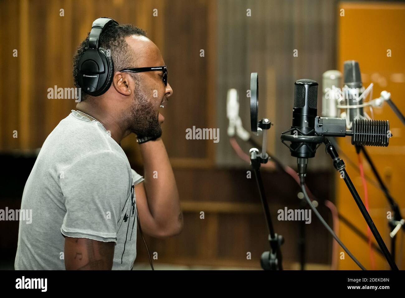 Johannesburg, South Africa February 17, 2014 African Artist Vusi