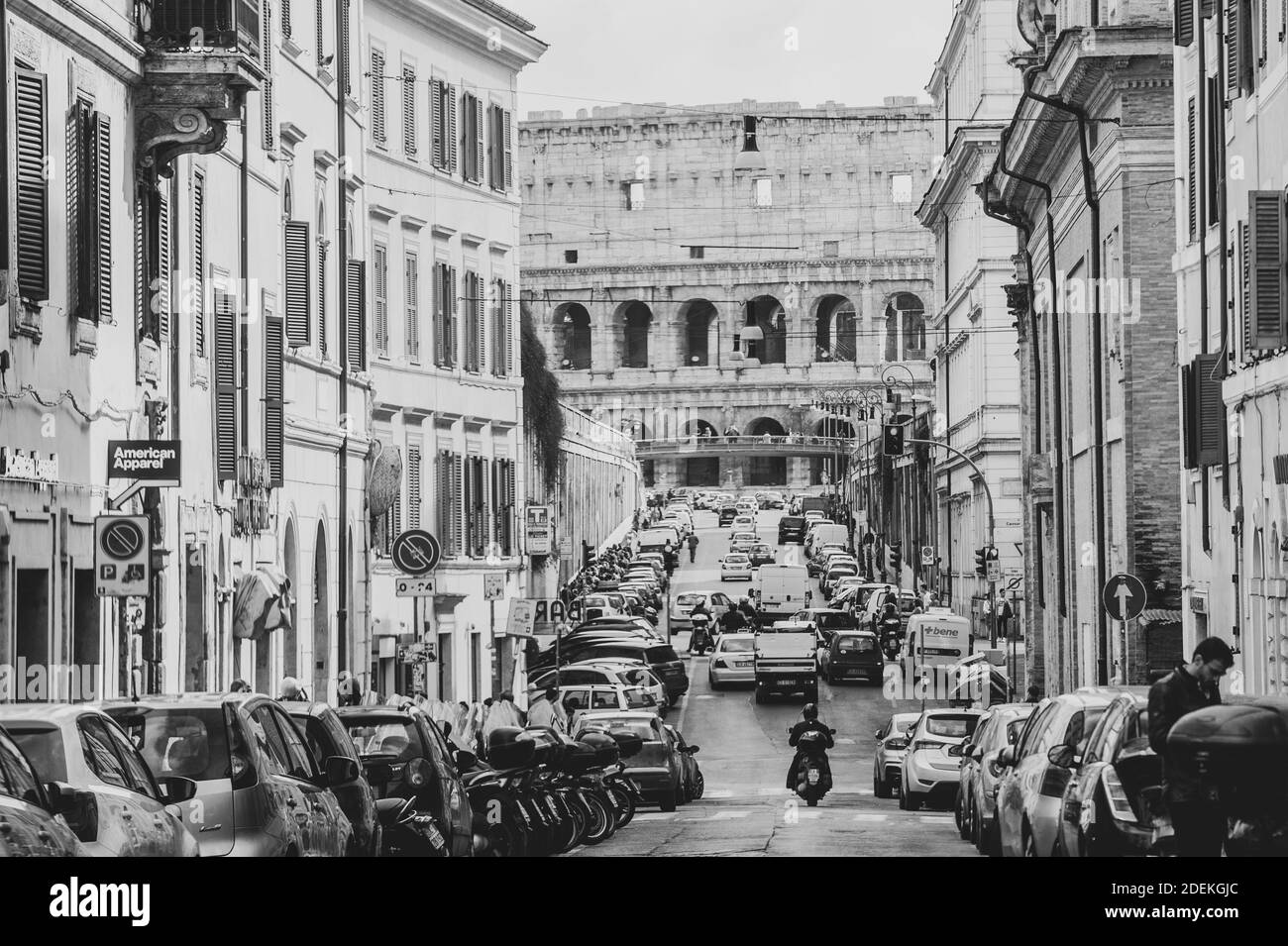 Colosseum view Black and White Stock Photos & Images - Alamy