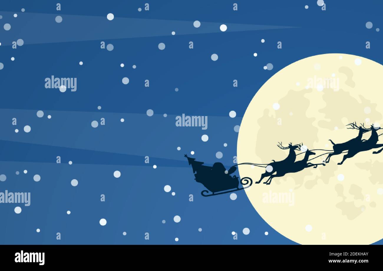 Christmas landscape background with snow and tree Stock Vector Image ...