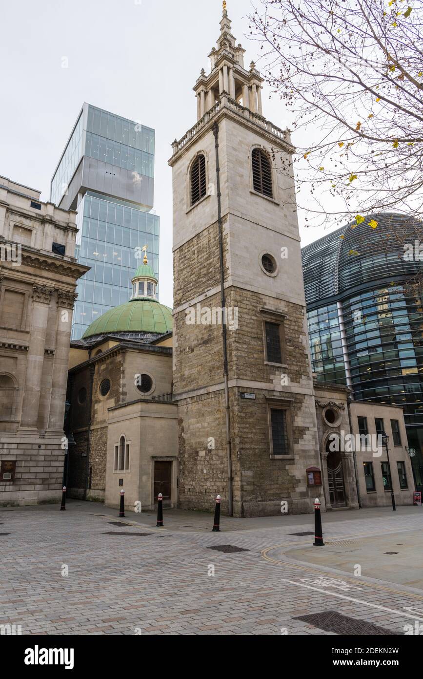 The church of St Stephen Walbrook, designed by Sir Christopher Wren