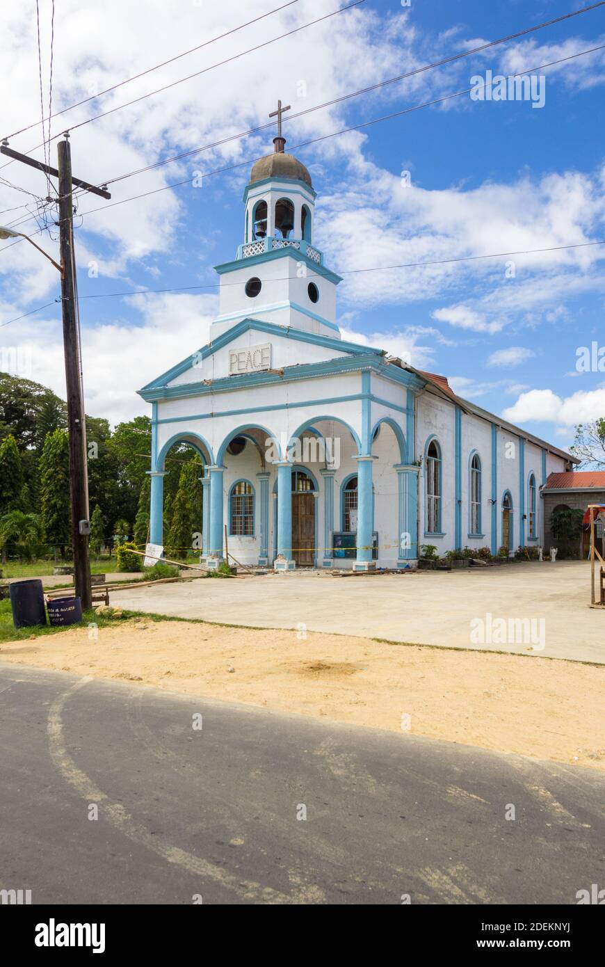 The old church of Catigbian town in Bohol, Philippines Stock Photo Alamy
