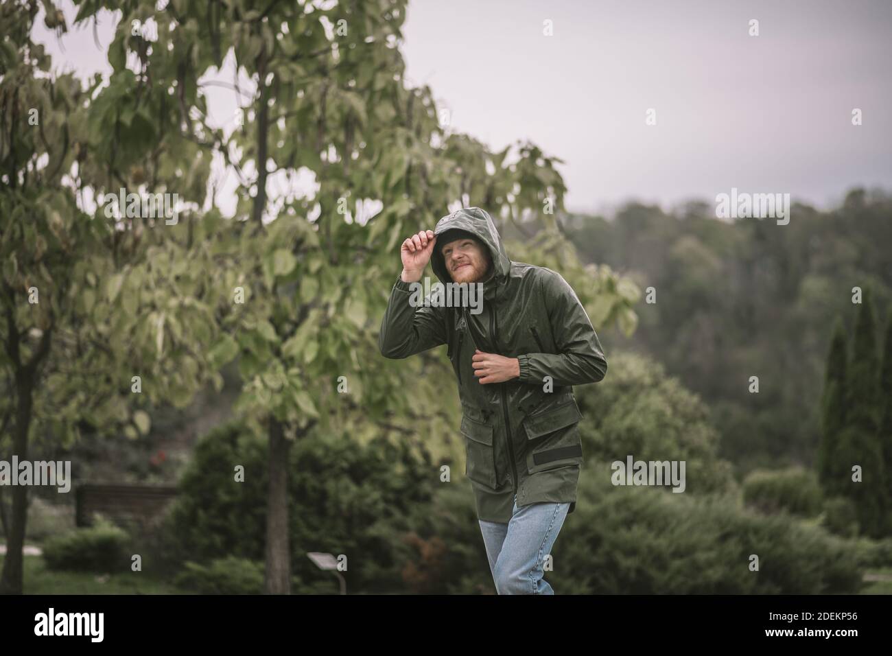 Man in a hood hi-res stock photography and images - Alamy