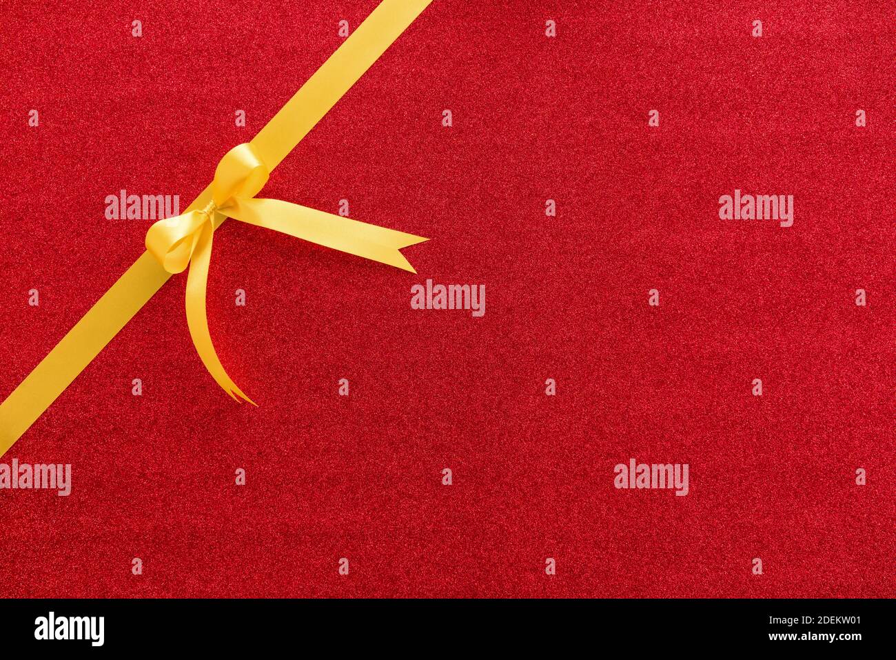 Gold Glitter Paper Bow