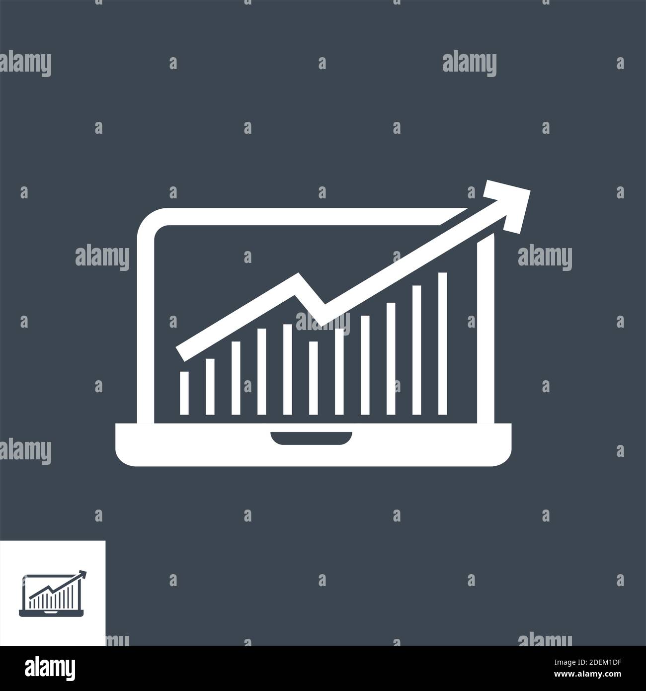 Growth Traffic Vector Glyph Icon Stock Vector