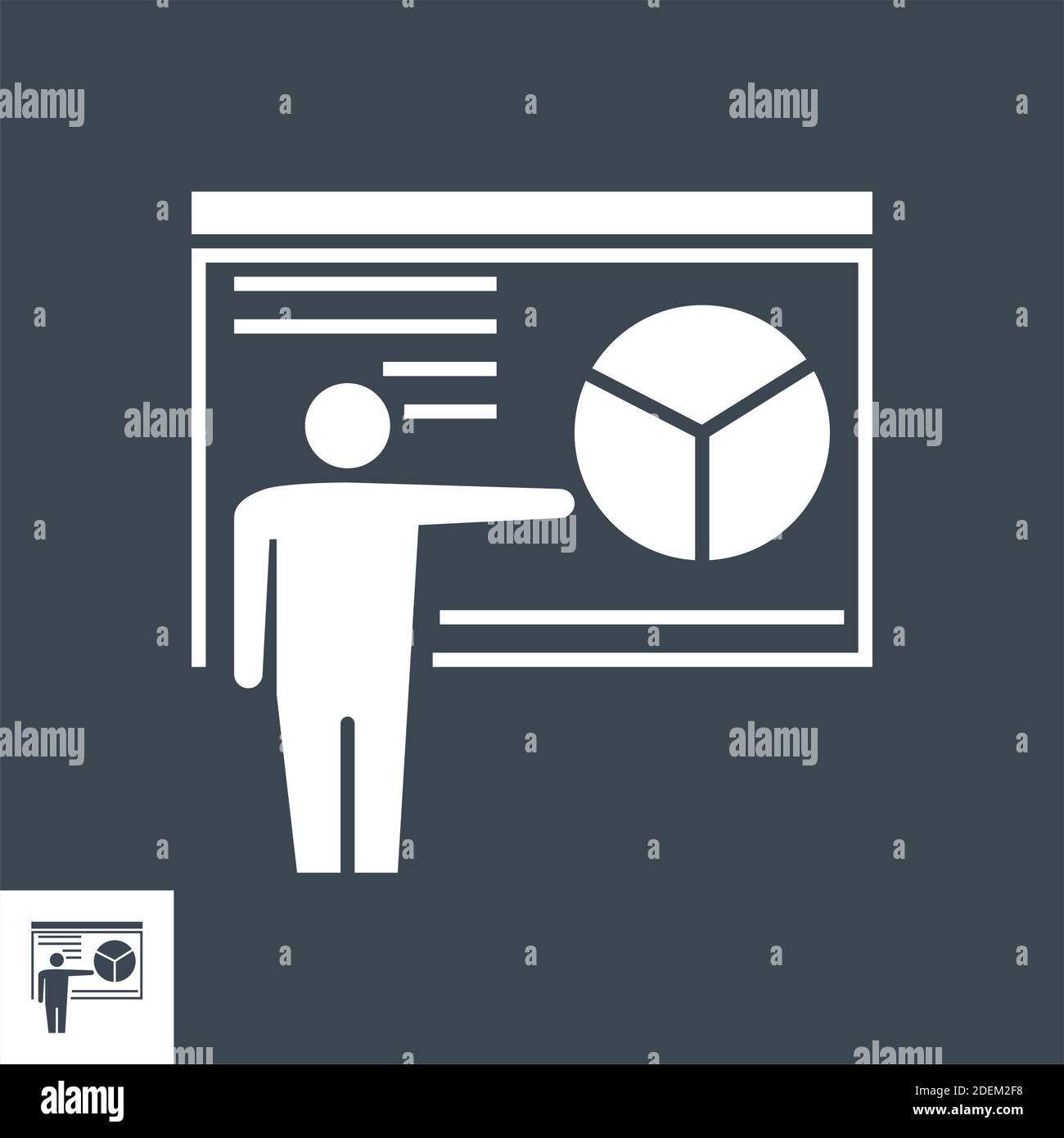 Presentation Related Vector Glyph Icon Stock Vector Image & Art - Alamy