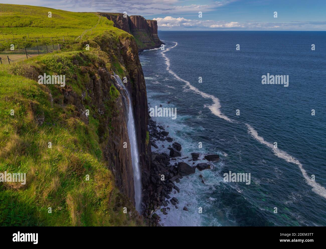 Kilt Rock, Isle of Skye, Scotland, Europe Stock Photo