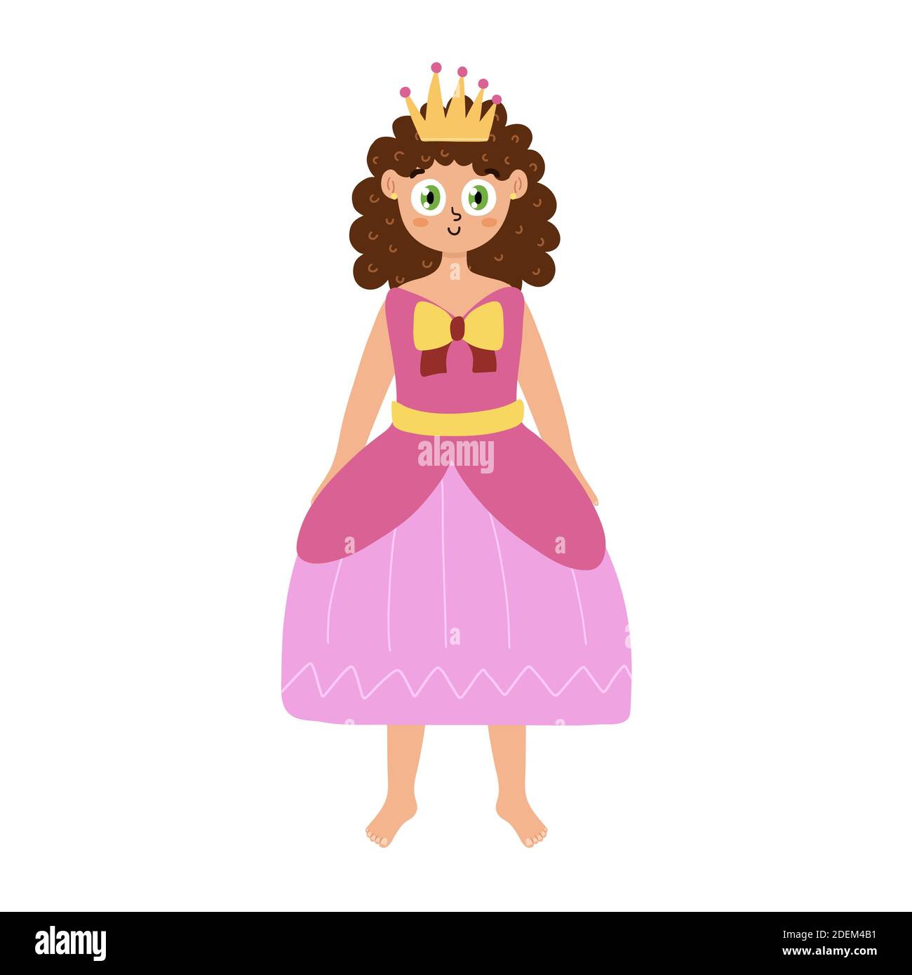 Cute princess in pink dress and crown. Beautiful girl isolated element Stock Vector Image & Art - Alamy Cute princess in pink dress and crown. Beautiful girl isolated element Stock Vector Image & Art - Alamy