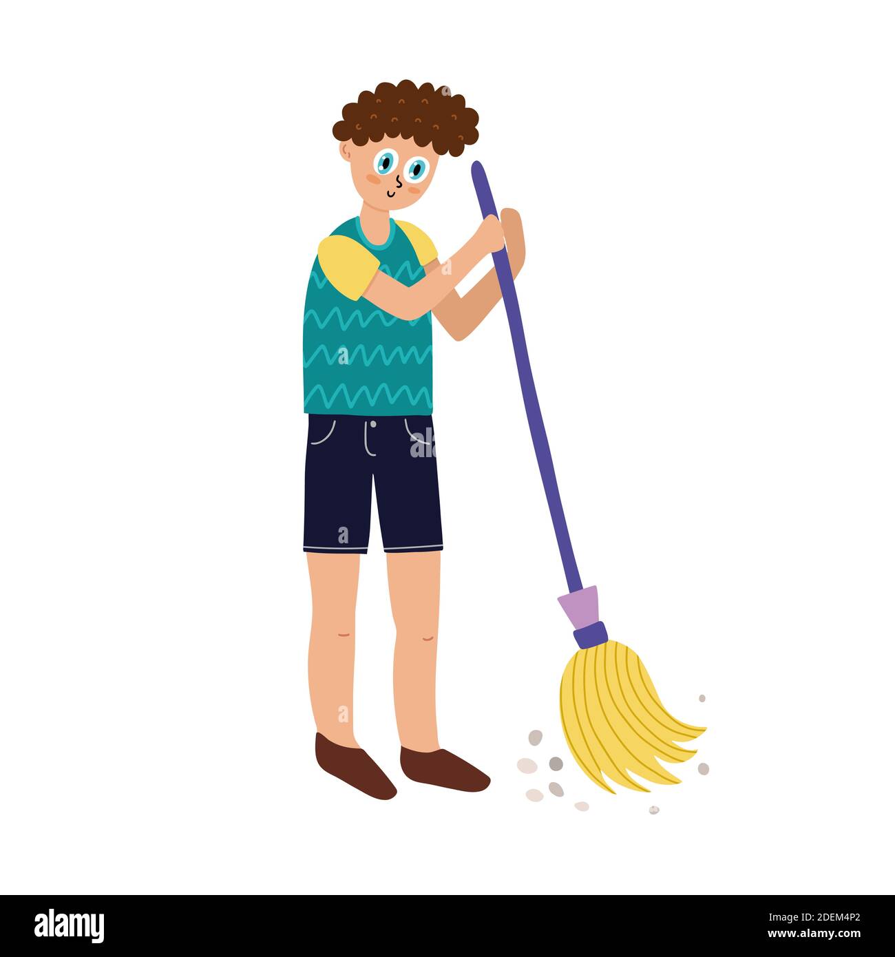Street sweeping Stock Vector Images Alamy