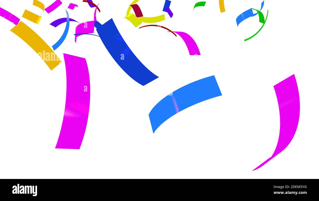 abstract festive background with colorful confetti Stock Photo - Alamy