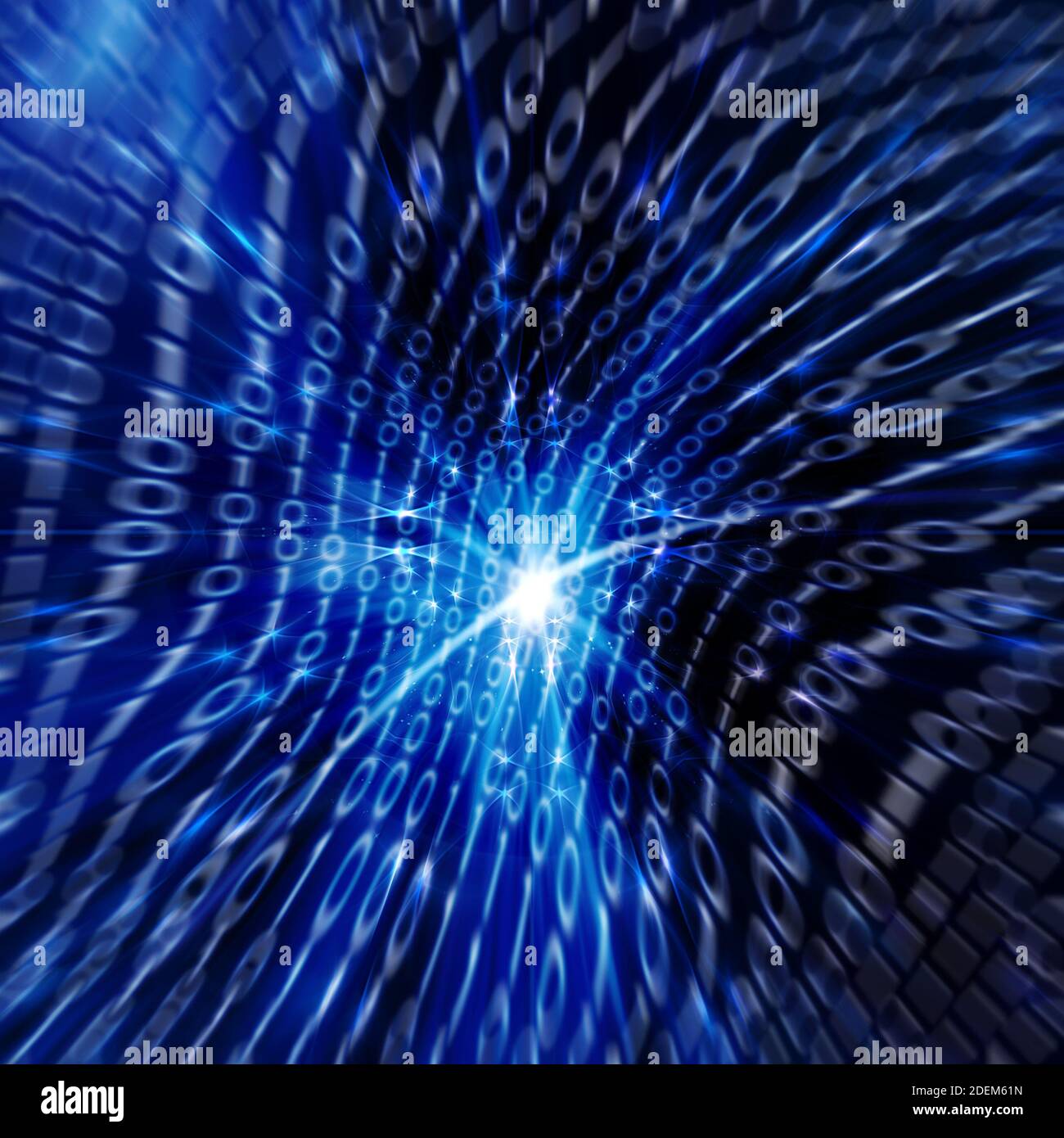 big data and cyberspace concept background Stock Photo