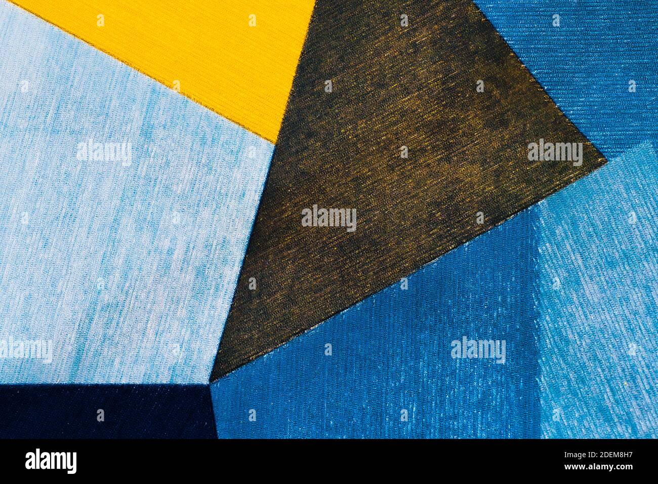 The Surface of Geometry Modern Repeat Pattern with Textures Stock Photo