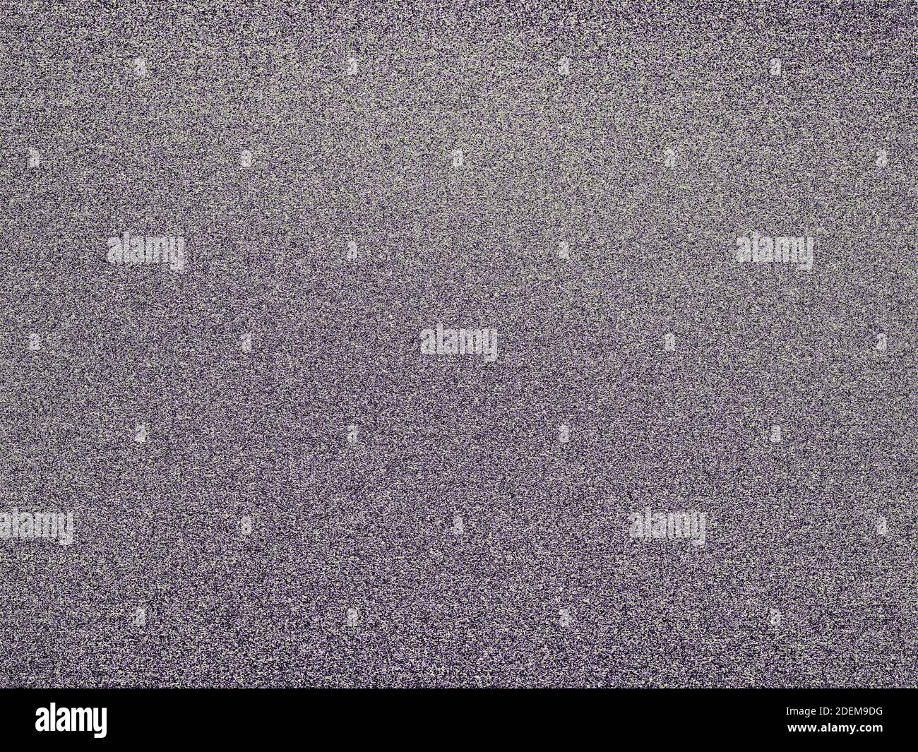 A static noise displayed on a TV screen Stock Photo