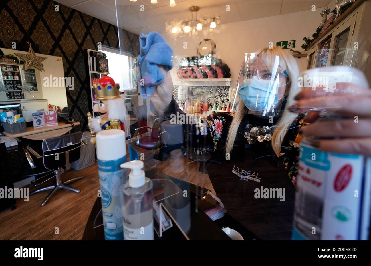 Cochrane, 40, from Whitley Bay, prepares to reopen Capello hair