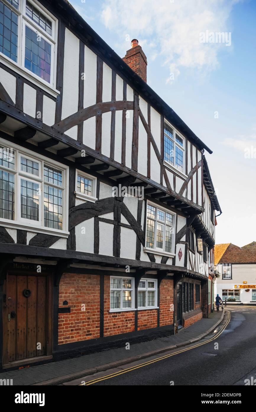 England, Kent, Sandwich, Harfleet House Stock Photo Alamy