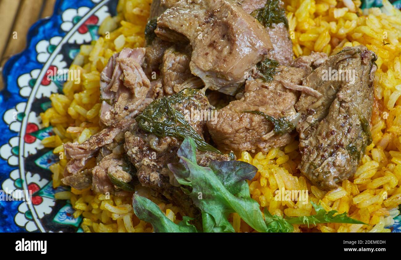 Chivo Liniero Spicy Goat Meat Stew, food Dominican Republic Stock