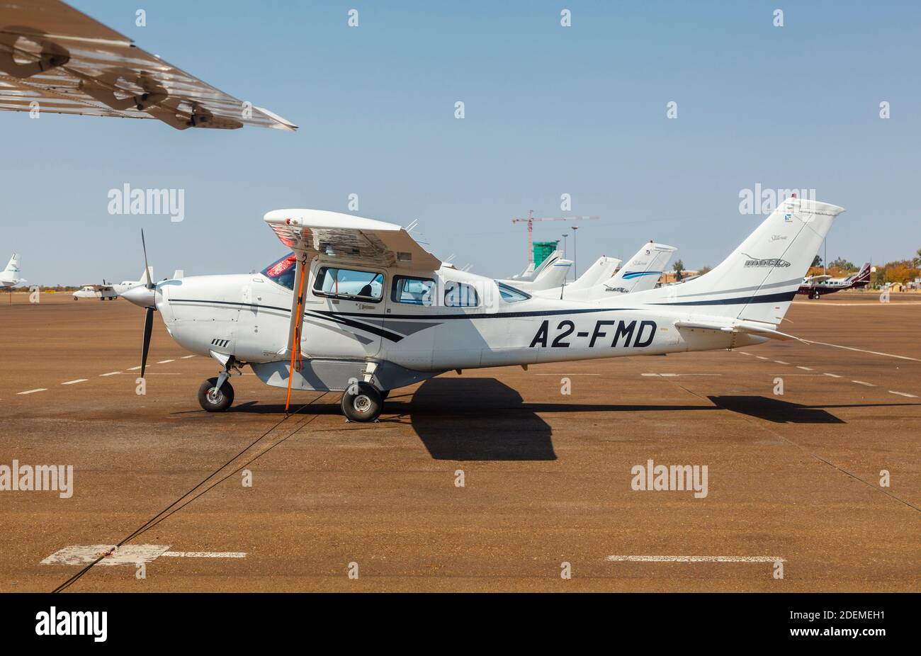 Mack Air Cessna 206 Stationair light aircraft used for safari